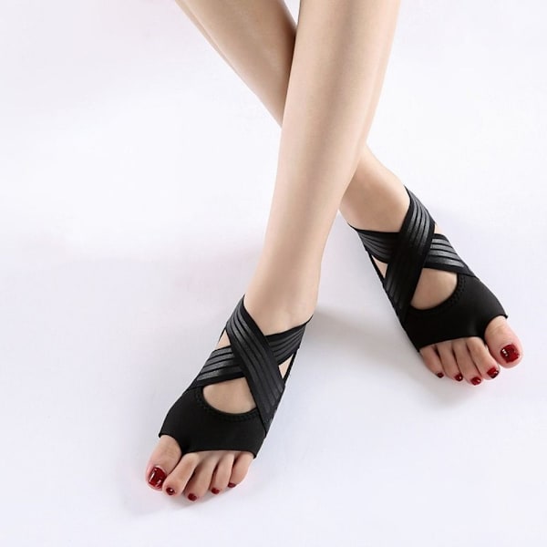 Yogaskor Damstrumpor SVART L(39-40) - on stock black L(39-40)-L(39-40)