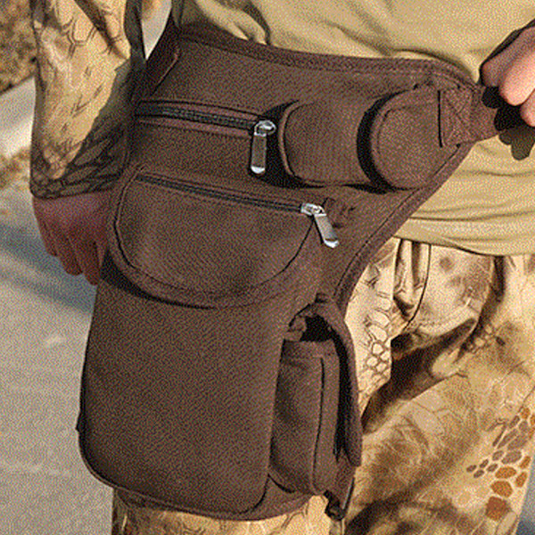 Taktisk benväska flera intervaller midjebältespåse - high quality Army Green