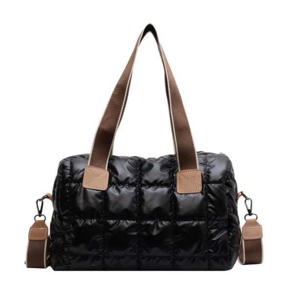 Hobos Shopper Bag Puffy Handbag MUSTA - varastossa black