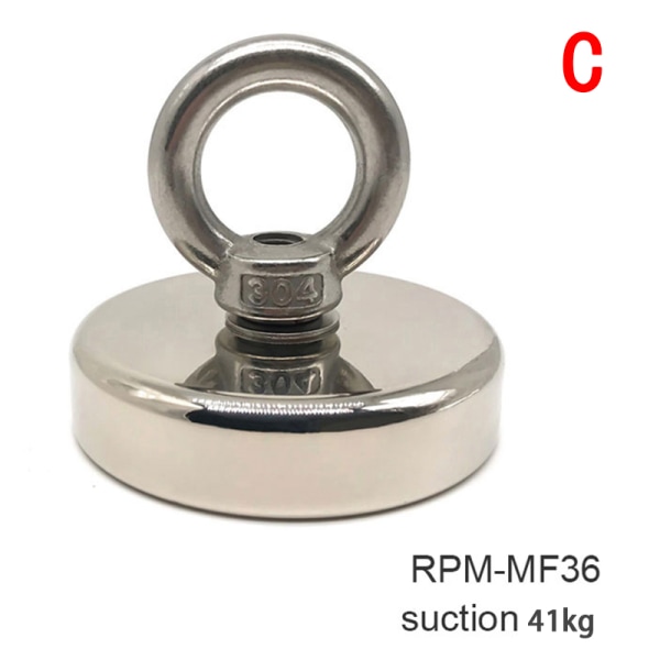 Magnetisk krok Stark absorptionsmagnet för fiskelyft - high quality suction 41kg