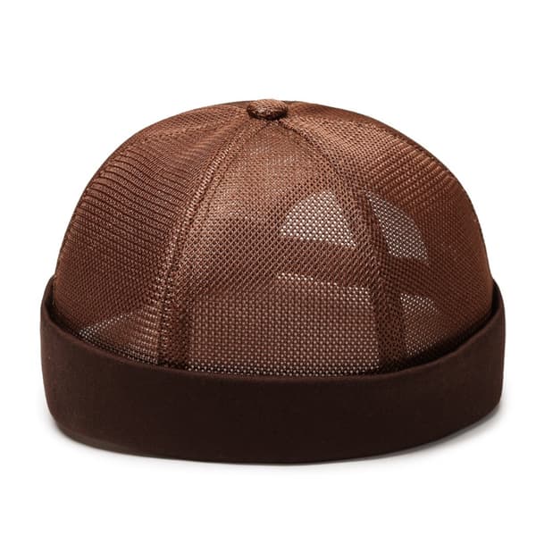 Hip-hop-hatt Mesh hatt VIT - high quality White