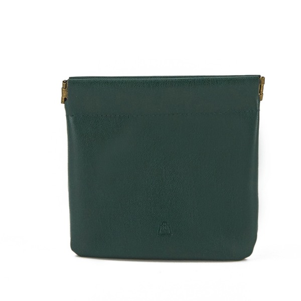 1kpl Coin Bag Pu-nahkalaukku, helppo kuljettaa - varastossa Dark green