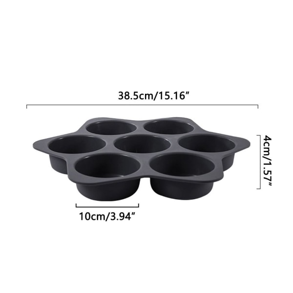 7 Cavity Hamburger Bull form - high quality