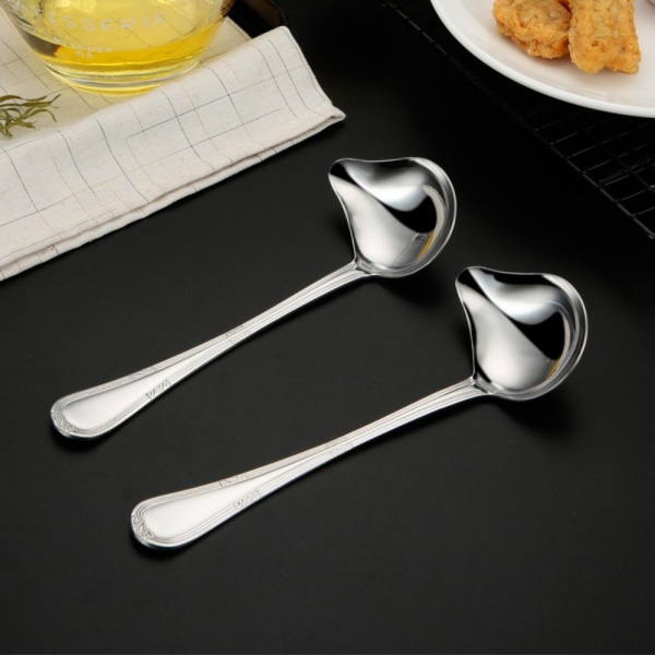 2st Saucier Sås Soppa Skopa Hushållssked Set 1ST - stock 1pcs
