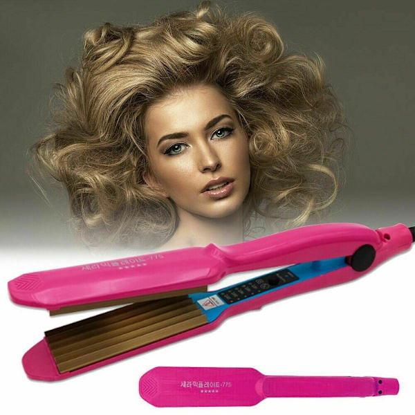 Hair Curler Corn Clip Lockigt hår ORANGE - spot försäljning Orange