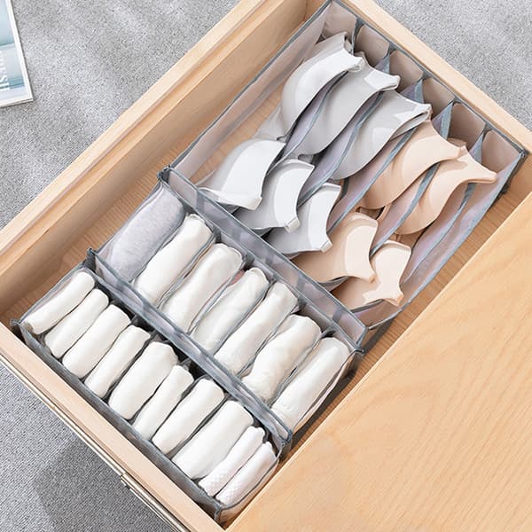 Alusvaatteet Bra Storage Organizer Box Sukat Solmiot - varastossa White 11 grid