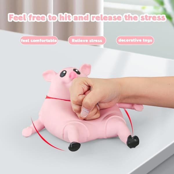 Pig Decompression Leksaker Figur Stretchy Toys STOR - stock Large