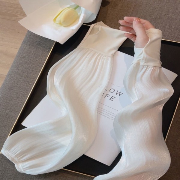 Solskyddande ärmar Arm Cuff Cover VIT - stock white