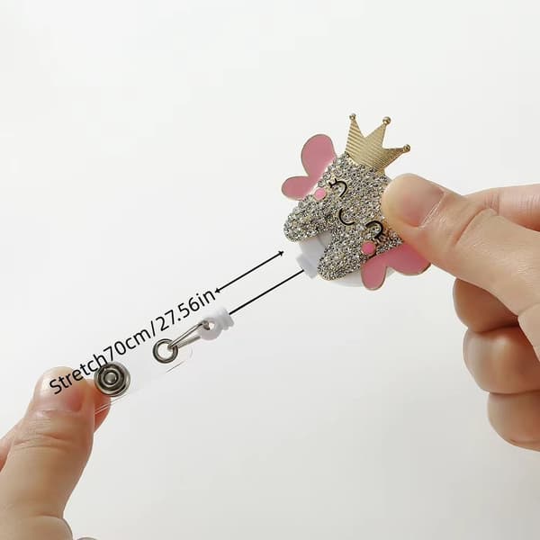 Badge Reel Retractable Heavy Duty - varastossa