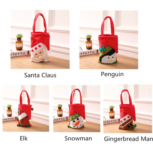 Presentpåsar Jul PEPPARKAKSMAN - on stock
