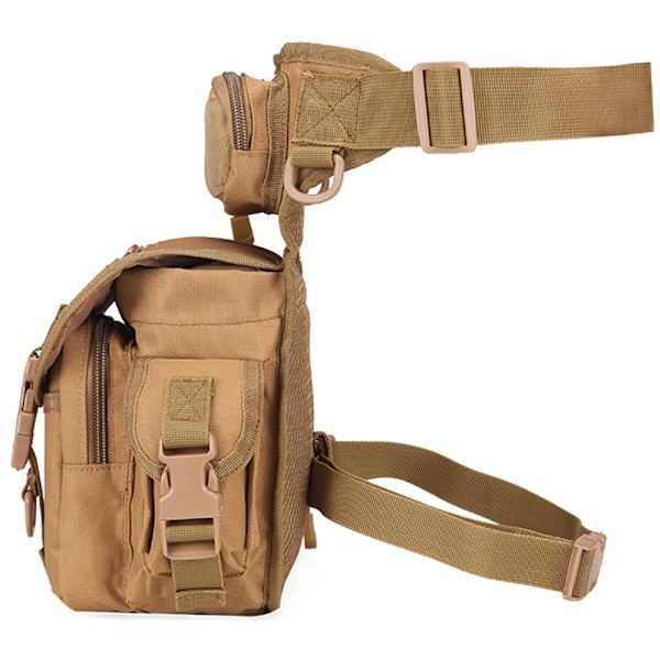 Taktisk Drop Leg Bag Lår Utility Midjepåse Vandring Casual - stock ACU