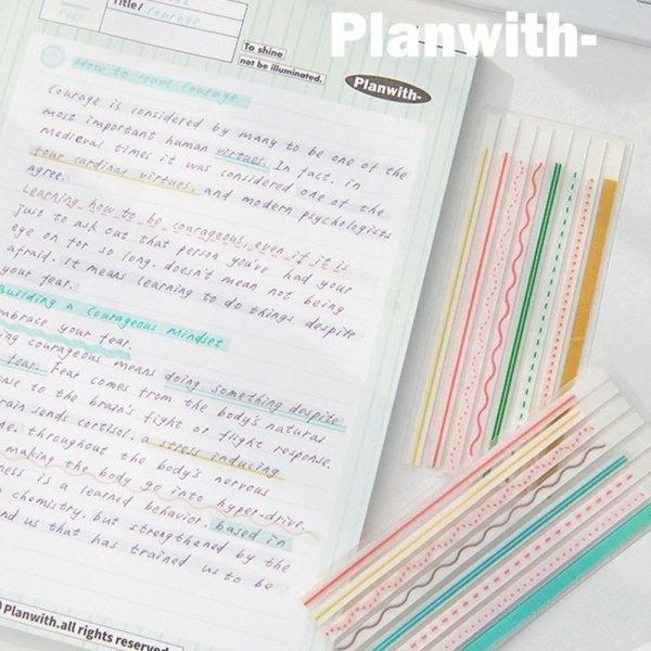 Highlighter Strips Highlighter Tape Memo Pad - spot-ale
