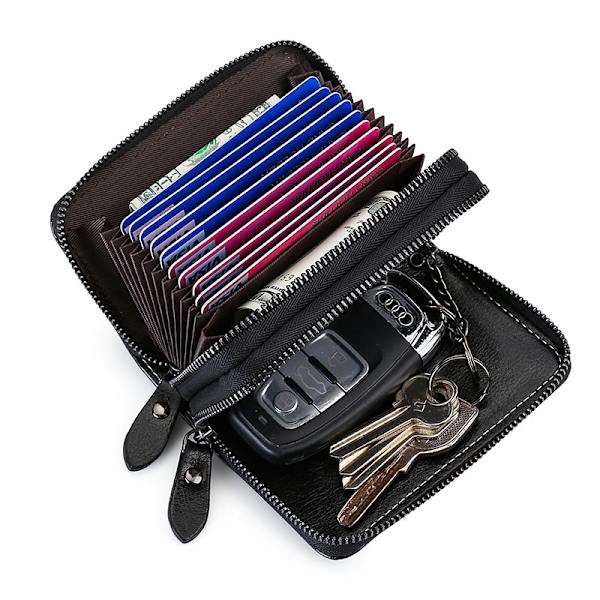Monitoimikotelo korttipidike all-in-one laukku RFID-demagnetisoitumisen ja varkaudenesto - varastossa black