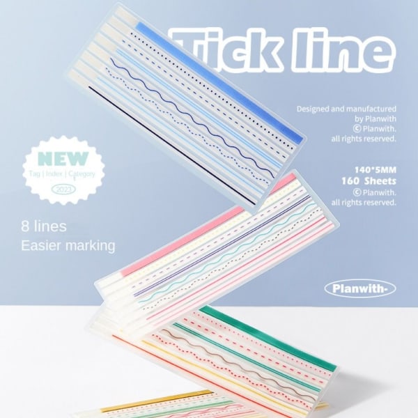 Highlighter Strips Highlighter Tape Memo Pad - spot-ale