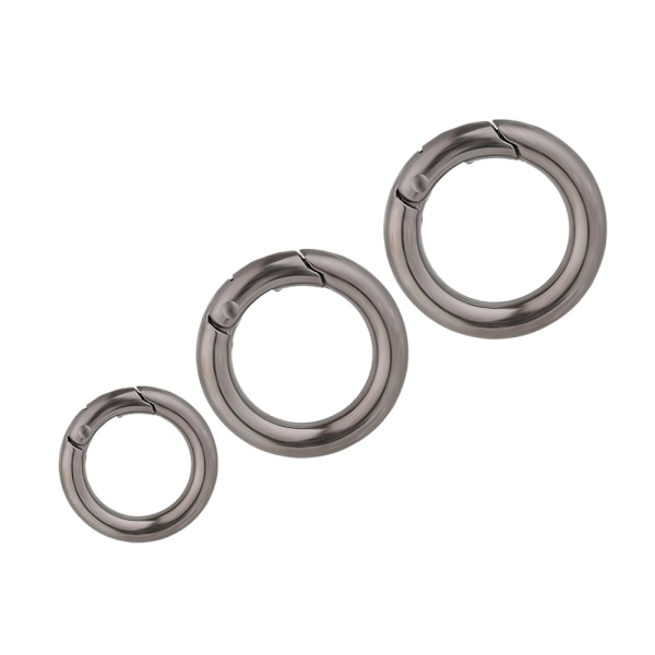 10st Spring O-Ring Spännen Karbinhake Handväskor GULD - stock