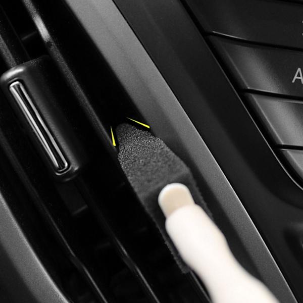 Auton ilmastointiventtiili Sieniharja Auton yksityiskohtien harja 2kpl - laadukas 2Pcs