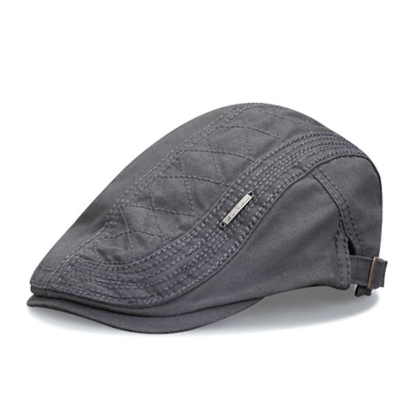Flat Cap Basker GRÅ - spot sales grey