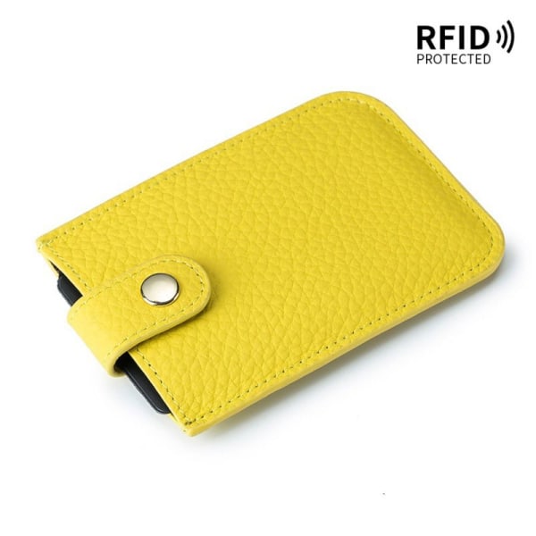 2st Utdragskort Plånbok ID-korthållare GUL 2ST - stock yellow 2pcs-2pcs