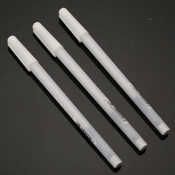 5 kpl 0,8 mm Pen Sketch Fine Liner Pen Superior High Light - spot-ale White