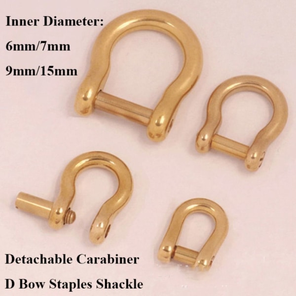 Karbinhake D Bow Staples 15MM - spot försäljning 15mm