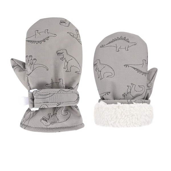 Barnhandskar Skidåkning Snöhandskar GRÅ - on stock grey L