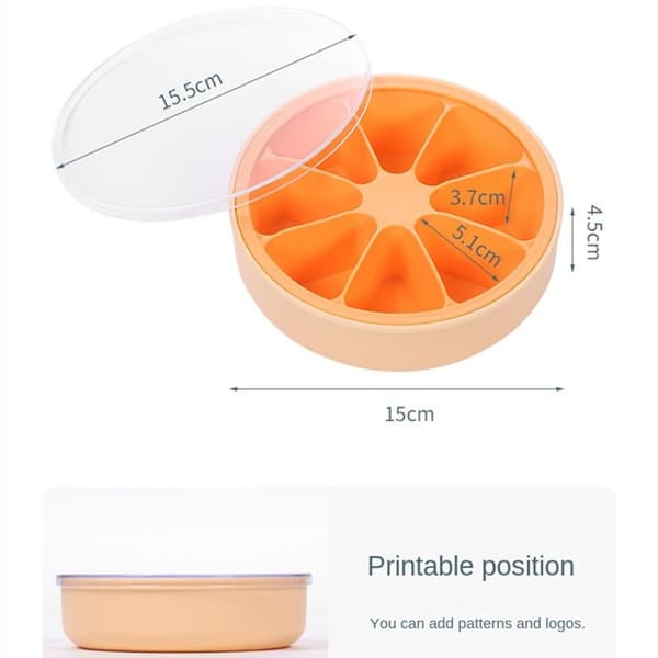 Ice Cube Mold Form Ice Cubes Ice Bucket Cup - varastossa orange