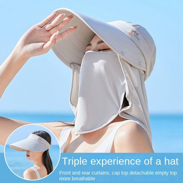 Sommarsolhatt Camping Cap GRÅ - spot försäljning grey