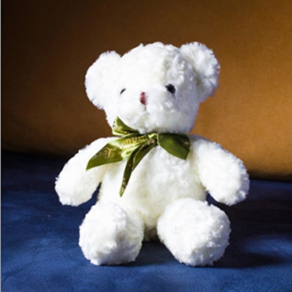 30 cm Uusi supersöpö muoti tanssiva rusetti Teddykarhu täytetty lelu, nukke syntymäpäivälahja, häät, joululahja - varastossa white 30cm