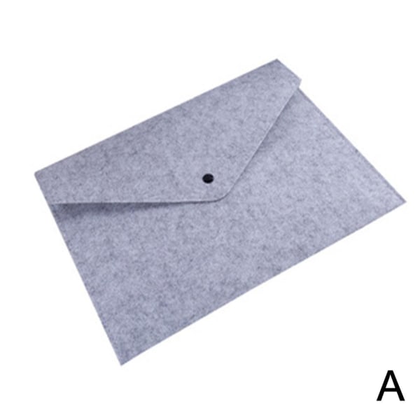 Vattentätt läder A4 Business Mapp Dokumentpapper Organi - spot försäljning Light grey A4
