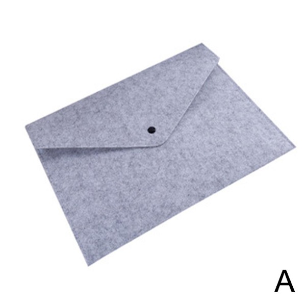 Vedenpitävä nahka A4 Business Folder Document Paper Organi - spot-myynti Light grey A4