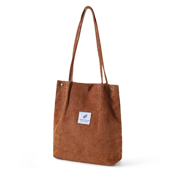 Manchester canvas väska handväska litterär joker axelväska campus - high quality brown
