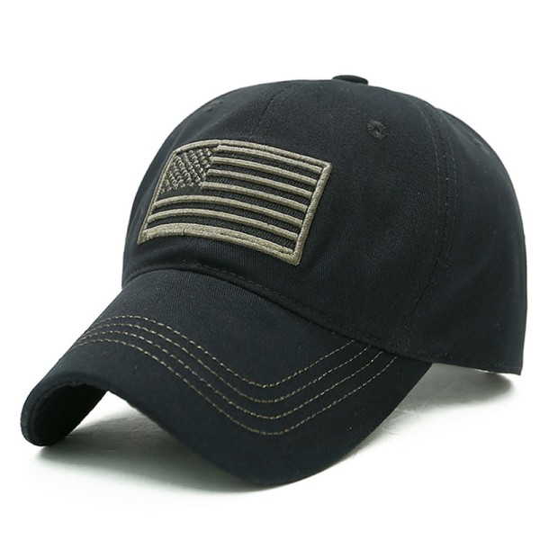 Cap för män och kvinnor mode broderi hatt - spot försäljning black