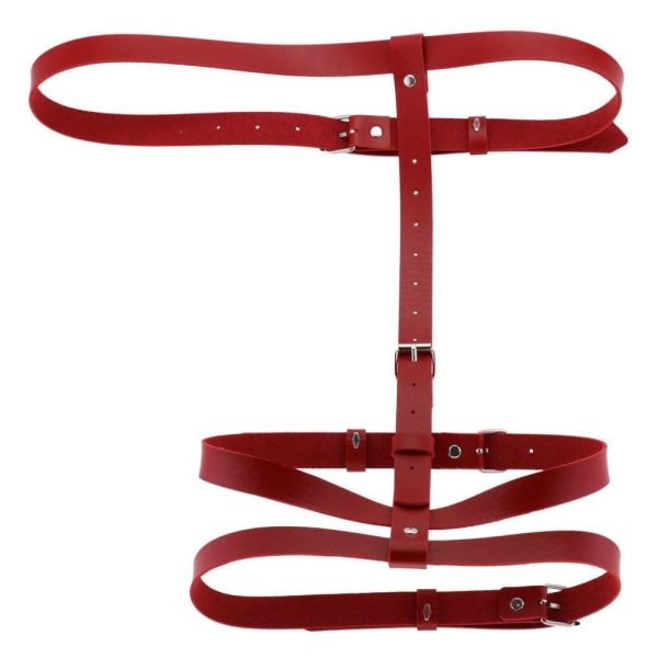 Sukkanauha Sexy Suspender RED - spot ale Red