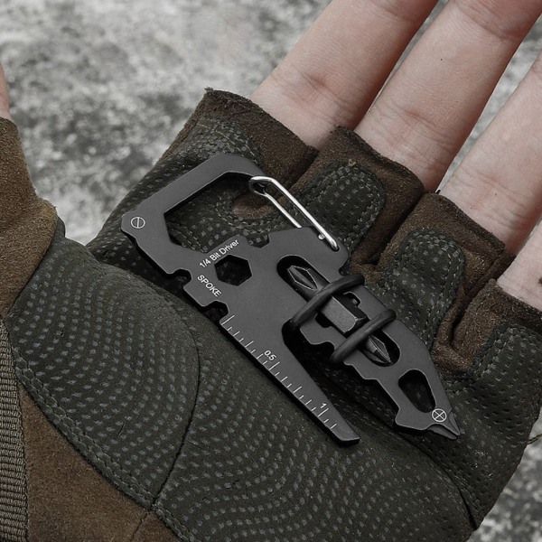 EDC Tools Ulkotyökalut MUSTA - korkea laatu Black