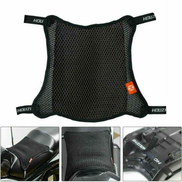 Moottoripyörän hengittävä istuinpehmuste 3D Mesh Net Pad - spot-myynti