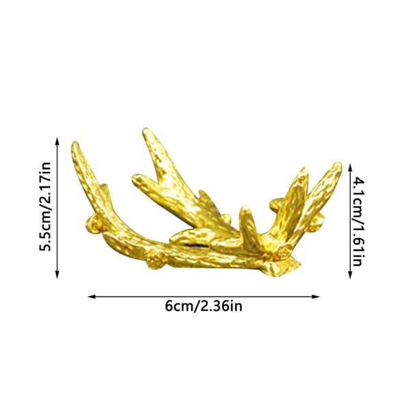 Älg Display Stativ Crystal Ball Base GULD - high quality Gold