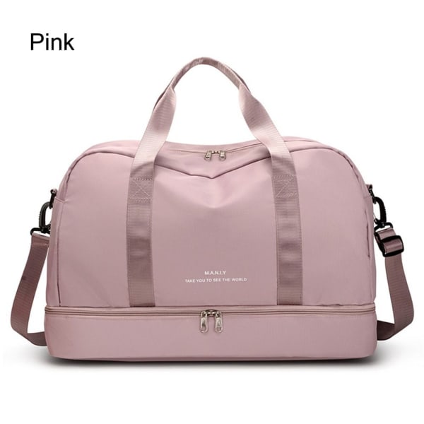 Resväskor för kvinnor Weekender-handväska ROSA - stock Pink