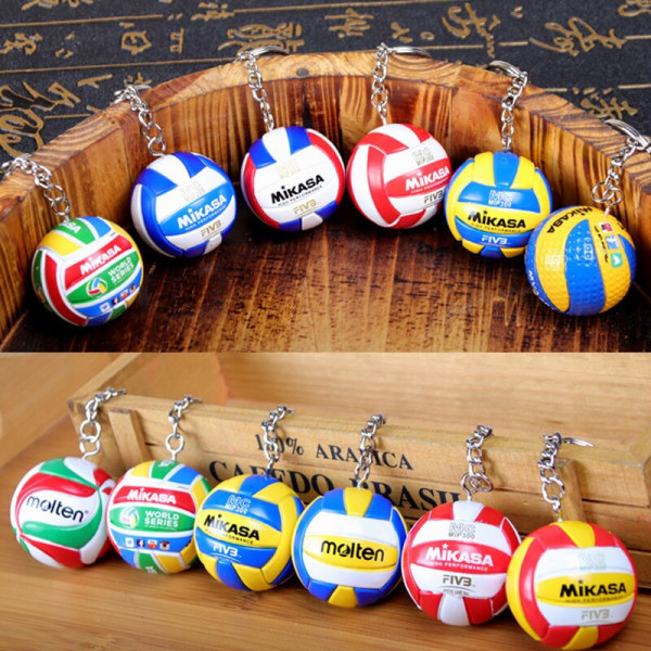 Lentopallo-avaimenperä Lahjajalkapallo Beach Ball -avaimenperä - spot-myynti Style 3