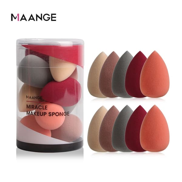 MAANGE 10 kpl Makeup Foundation Sponge - varastossa