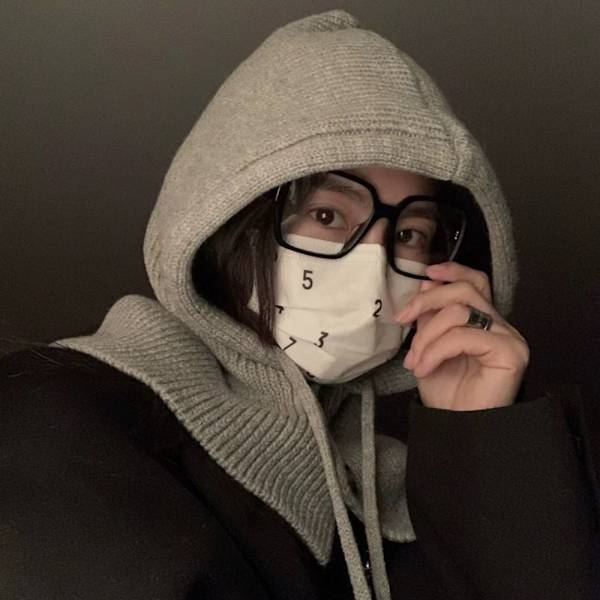 Neulottu pipo KHAKI - korkea laatu khaki