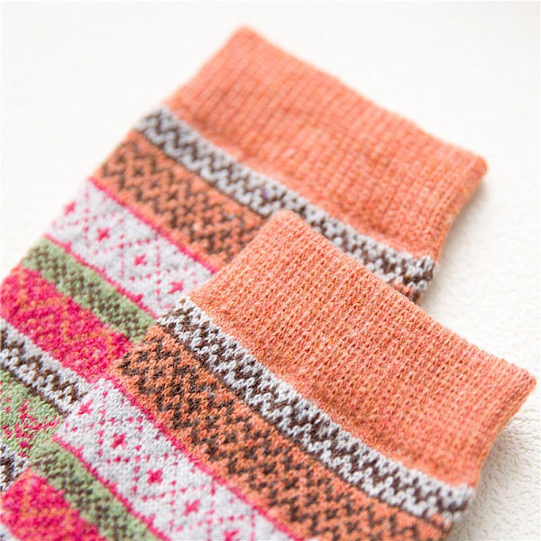 5 Prairs ullstrumpor Tjock Rich Hike Chunky Sock - spot försäljning