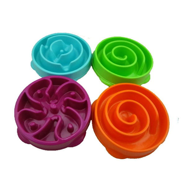 Slow Feeder Koiran kulhot Slow Down Eating Feeder ORANGE - varastossa Orange