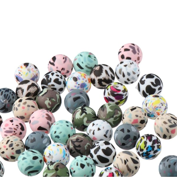 50st lösa pärlor Blandade pärlor Silikonpärla - stock