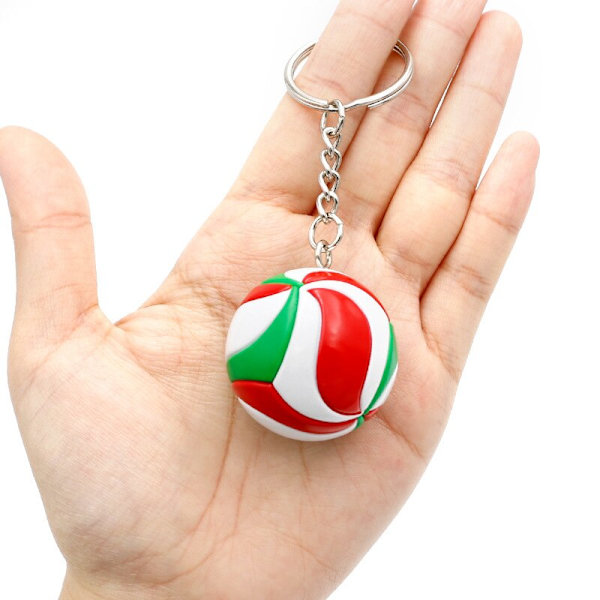 Lentopallo-avaimenperä Lahjajalkapallo Beach Ball -avaimenperä - spot-myynti Style 2