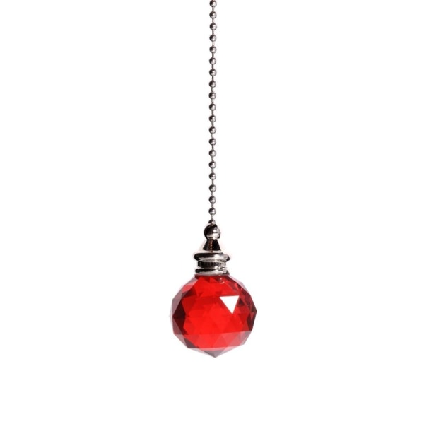 Crystal Style vetoketju nyörikahvalla - spot-myynti Red