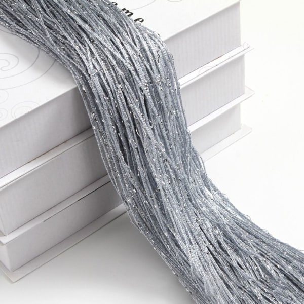 Glitter String Curtain Riippuvat helmiverhot VAALEANHARMAA - varastossa light gray