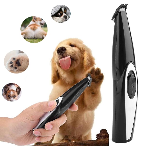 Elektrisk Pet Foot Hårtrimmer Hund Grooming Pedikyr Clipper - high quality