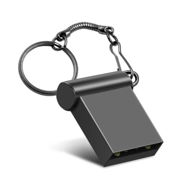 Mini höghastighets USB -minne 32G 2TB Pen Drive metall U Disk - spot sales Black
