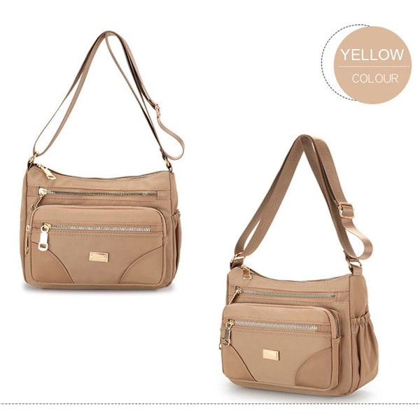 Crossbody axelväska Damhandväska SVART - spot försäljning
