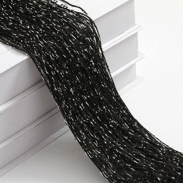 Glitter String verho Riippuvat helmiverhot MUSTA - varastossa black